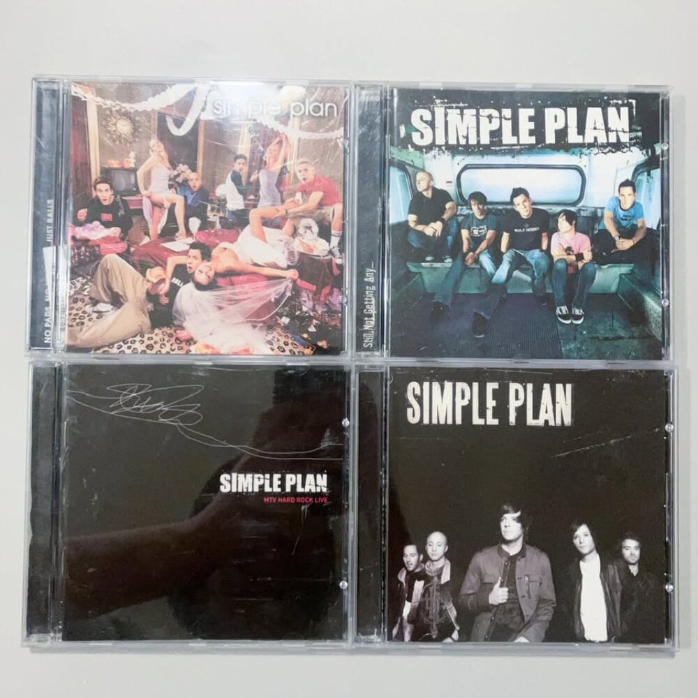 Simple Plan CD Lot No Pads Still Not Getting Any MTV Hard Rock Live Self Titled - Picture 1 of 3